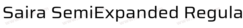 Saira SemiExpanded Regular字体转换 Saira SemiExpanded Regular字体转换